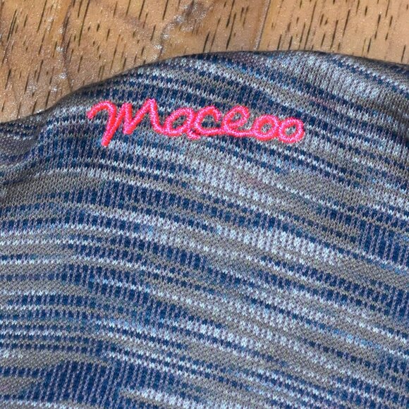 Maceoo Men's Mozart Vivid Grey Short Sleeve Polo Shirt 6/2XL - Picture 6 of 6